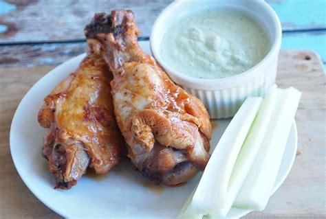 Buffalo Turkey Wings with Non Dairy Ranch - Joy of Kosher