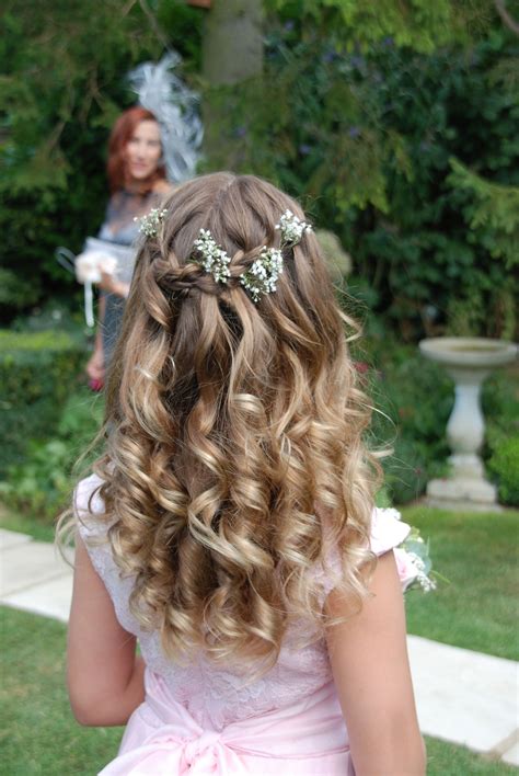 Pretty Waterfall Braid for little bridesmaid or flower girl www ...