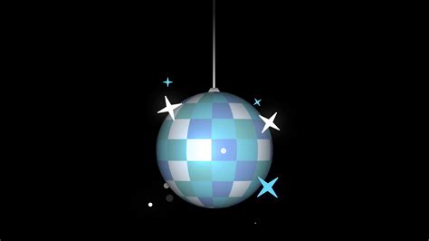 An Animated Rotating Disco Ball With Luma Stock Motion Graphics SBV ...