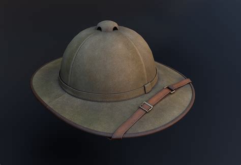 ArtStation - The old hat of a traveler archaeologist VR / AR / low-poly ...