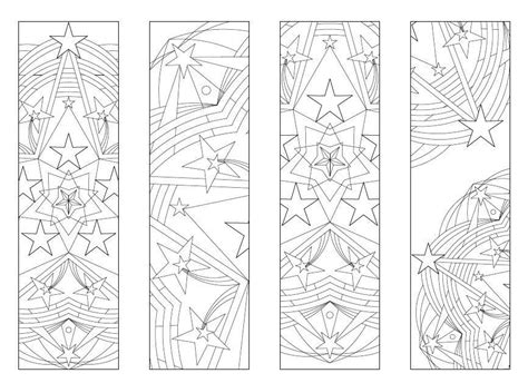 4 Printable Mandala Coloring Bookmarks 017-01instant - Etsy | Coloring ...