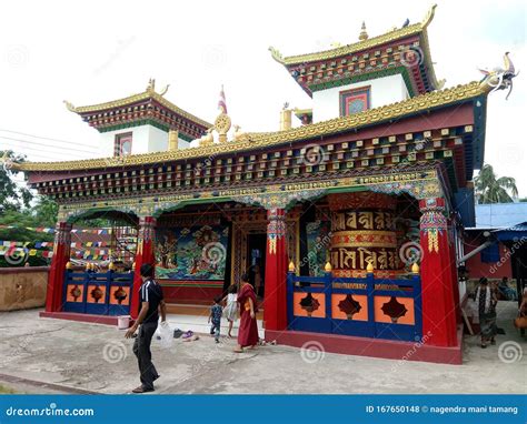 Budhiesst Temple in Dharan Nepal Editorial Stock Photo - Image of ...