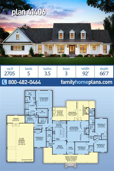 5 Bedroom Country House Plans | www.resnooze.com