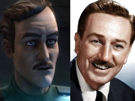 Am I the one who thought Admiral Yularen looked just like Walt Disney ...