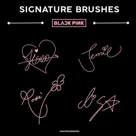 Signature Bts Blackpink Logo Wallpaper Blackpink Autographs Images ...