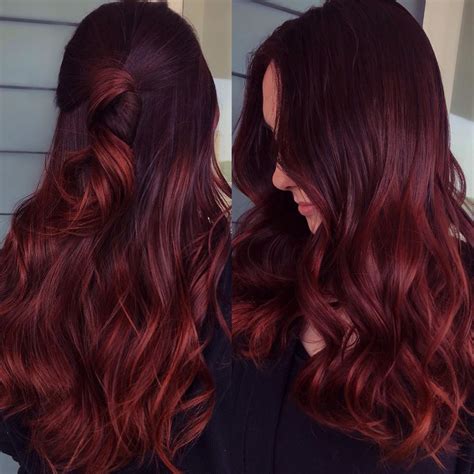 Thanks to the Internet Red Velvet Hair is Trending | | Red balayage ...