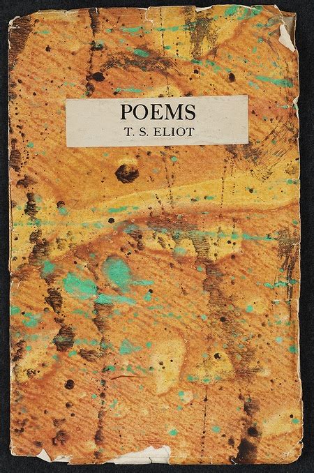 T.S.Eliot - Poems - Hogarth Press book jacket designs