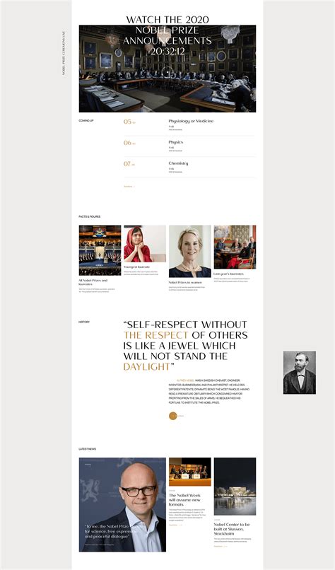 Nobel Prize. Redesign concept :: Behance