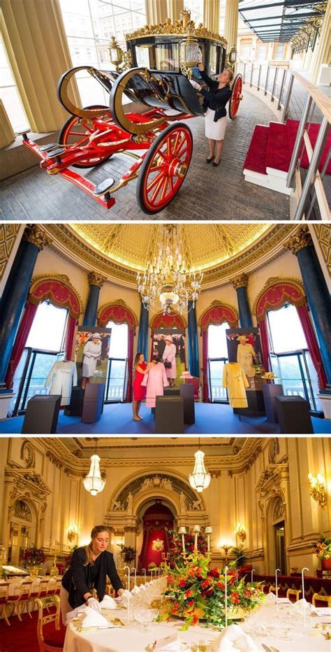 A sneak peak inside the ballrooms and back rooms of Buckingham Palace ...