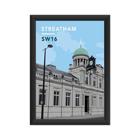 Streatham Library SW16 - Giclée Art Print – South London Club