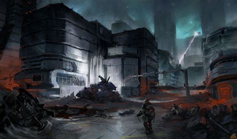 Halo 3 Odst Concept Art Wallpaper