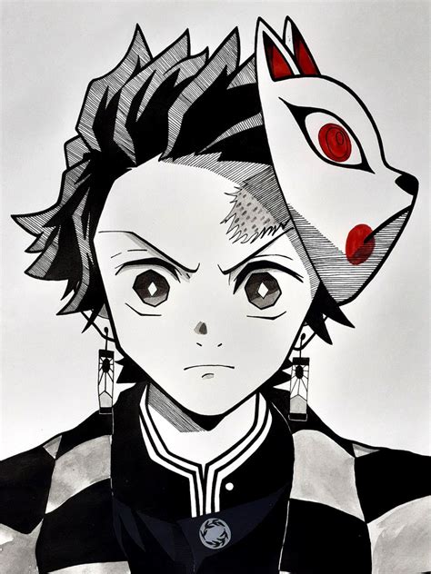 Tanjiro | Kimetsu no yaiba | Anime sketch, Anime drawings, Anime ...