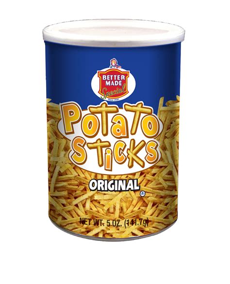 Better Made Potato Stick Canister 5 oz (Original) - Gluten-Free ...