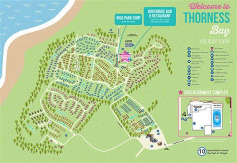 Thorness Bay Holiday Park Map