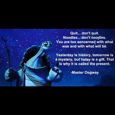 Kung Fu Panda Master Oogway Quotes - Indira Minnaminnie