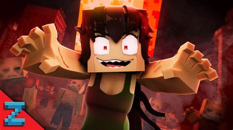 Zombie Girl 🧠 (Minecraft Music Video Animation) "Macabre Rotting Girl ...