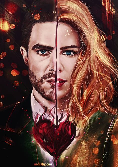 Oliver and Felicity - Arrow Fan Art (38366270) - Fanpop