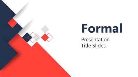 Bottom Left Formal Background PowerPoint Slide - SlideModel