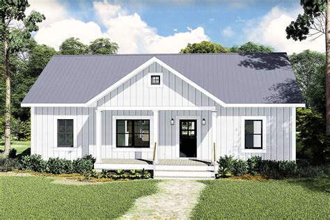 Modern Farmhouse Plan: 1,311 Square Feet, 3 Bedrooms, 2 Bathrooms ...