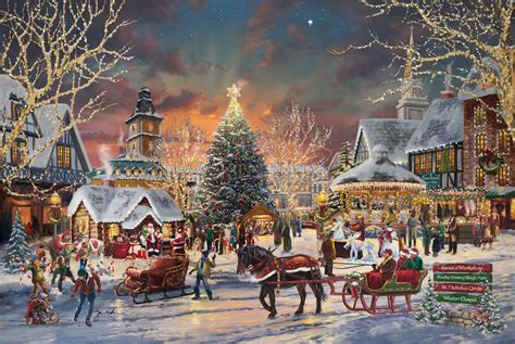 The Christmas Festival – Thomas Kinkade Studios