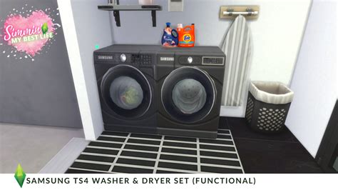 NEW CC RELEASE: SAMSUNG WASHER & DRYER SET - SIMMIN' MY BEST LIFE