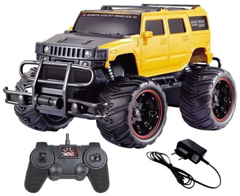 Buy AV INT mobile Off-Road 120 Hummer Monster Racing Car (Yellow ...