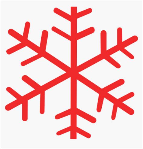 Red Snowflake Clipart 28 Collection Of Red Snowflake - Transparent ...