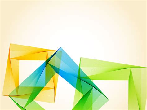 Abstract Vector Line Block Background for PowerPoint