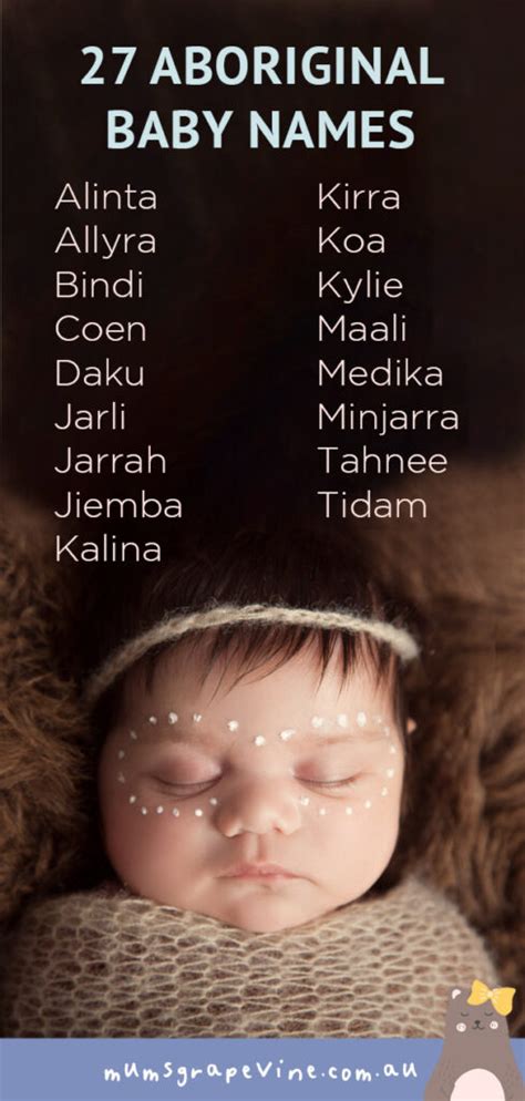 Aboriginal names: 27 popular names for boys and girls | Mum's Grapevine