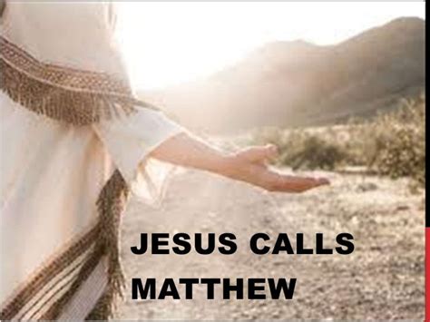 Gracious Jesus 34: Jesus Calls Matthew