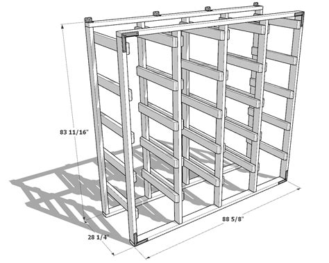 DIY 27 Gallon Tote Rack Plans (4×5) – Perfect for Costco, Lowes, Sams ...