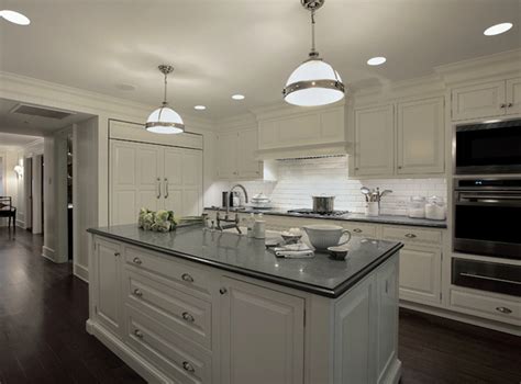 White Kitchen Cabinets With Dark Grey Countertops – Things In The Kitchen