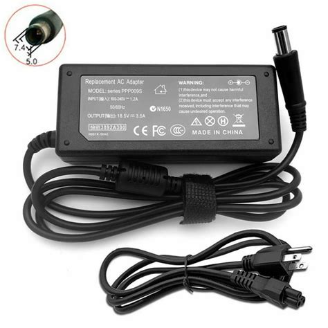 65W AC Adapter Charger Power Cord for HP Elitebook 8460p 8470p 8460w ...