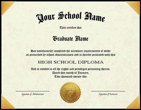 High School Diploma