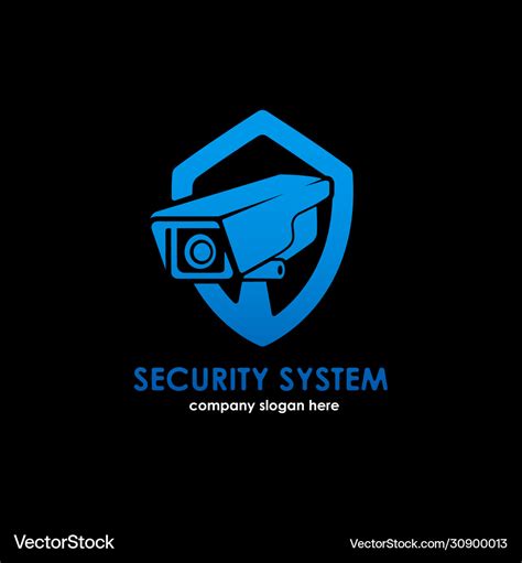 Cctv logo design camera logo design Royalty Free Vector