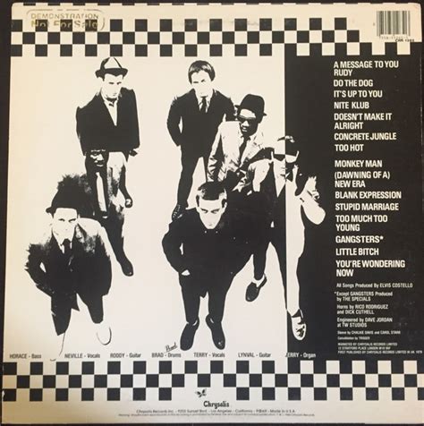 The Specials – The Specials (1980, Vinyl) - Discogs