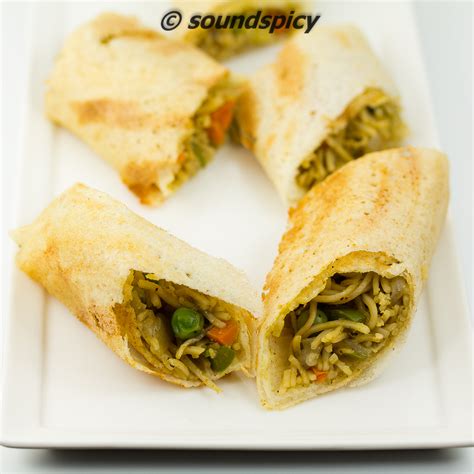 Spring Roll Dosa | Sound'spicy