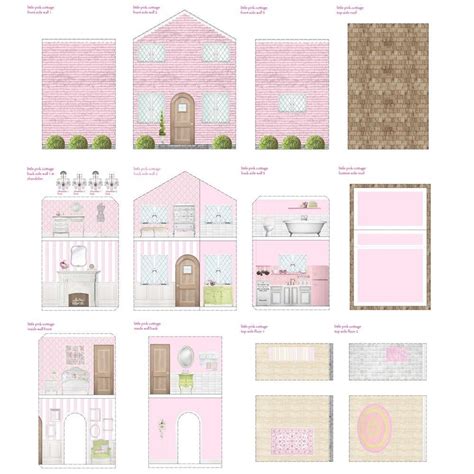 Free Printable Dollhouse Windows Barbie Furniture, Dollhouse Furniture ...