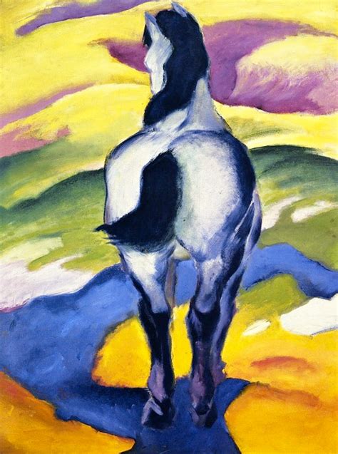 Franz Marc - Blue Horse | Franz marc, Painting, Artwork painting