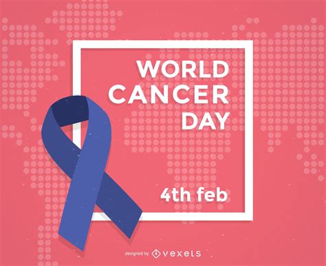 World Cancer Day Ribbon Vector Vector Download