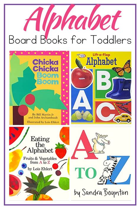 Alphabet Books for Toddlers | Toddler books, Alphabet book, Alphabet ...