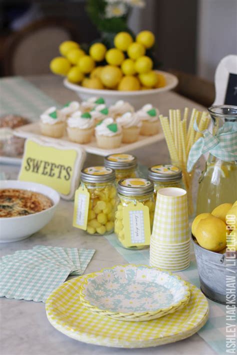 Lemon Party Decor - Martha Stewart Celebrations Mother’s Day Party