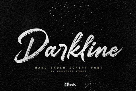 Darkline / Brush Script Font – Download Free Fonts