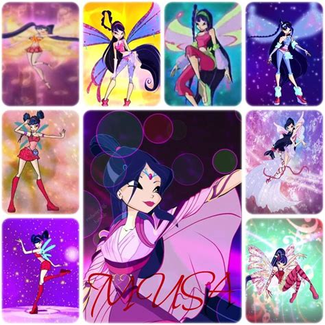 Transformation Evolution of Musa ️ | Winx club, Club, Cool drawings