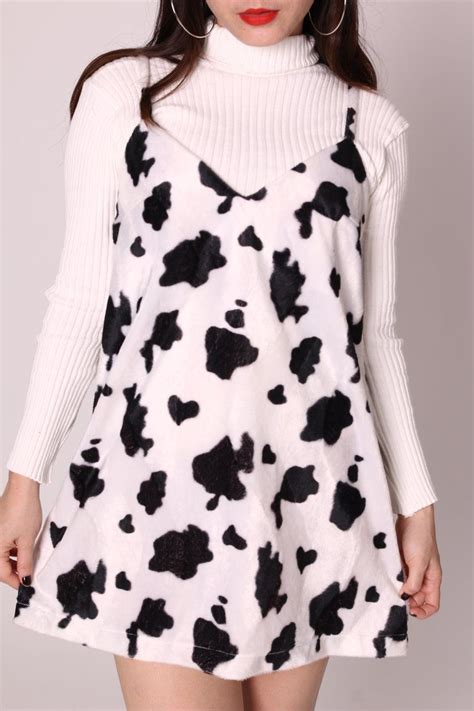 Cow Print Dress, Cow Dress, Cow Outfits, Fashion Outfits, Womens ...