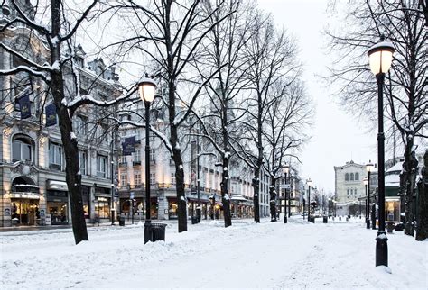 Karl Johans gate, the main street in Oslo.﻿ > 17012017. | Norway travel ...