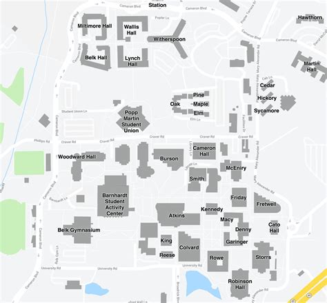 Exploring The Unc Charlotte Campus Map: A Comprehensive Guide - Map Of ...