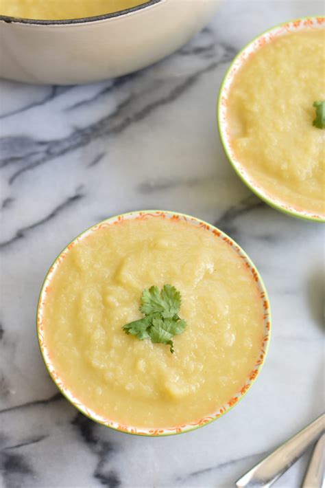 Celeriac and Potato Soup - Thyme & Love