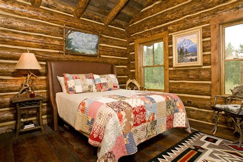 Log Cabin Interior Design in Jackson Hole - Teton Heritage Builders