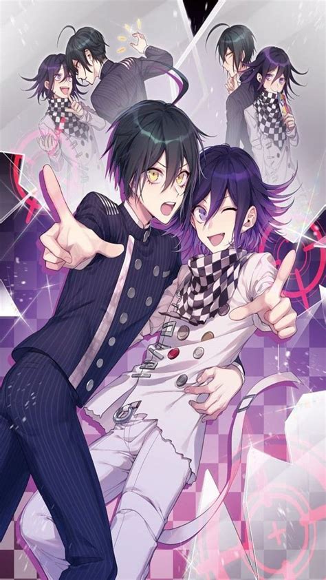 Kokichi x Shuichi, anime, danganronpa, HD phone wallpaper | Peakpx